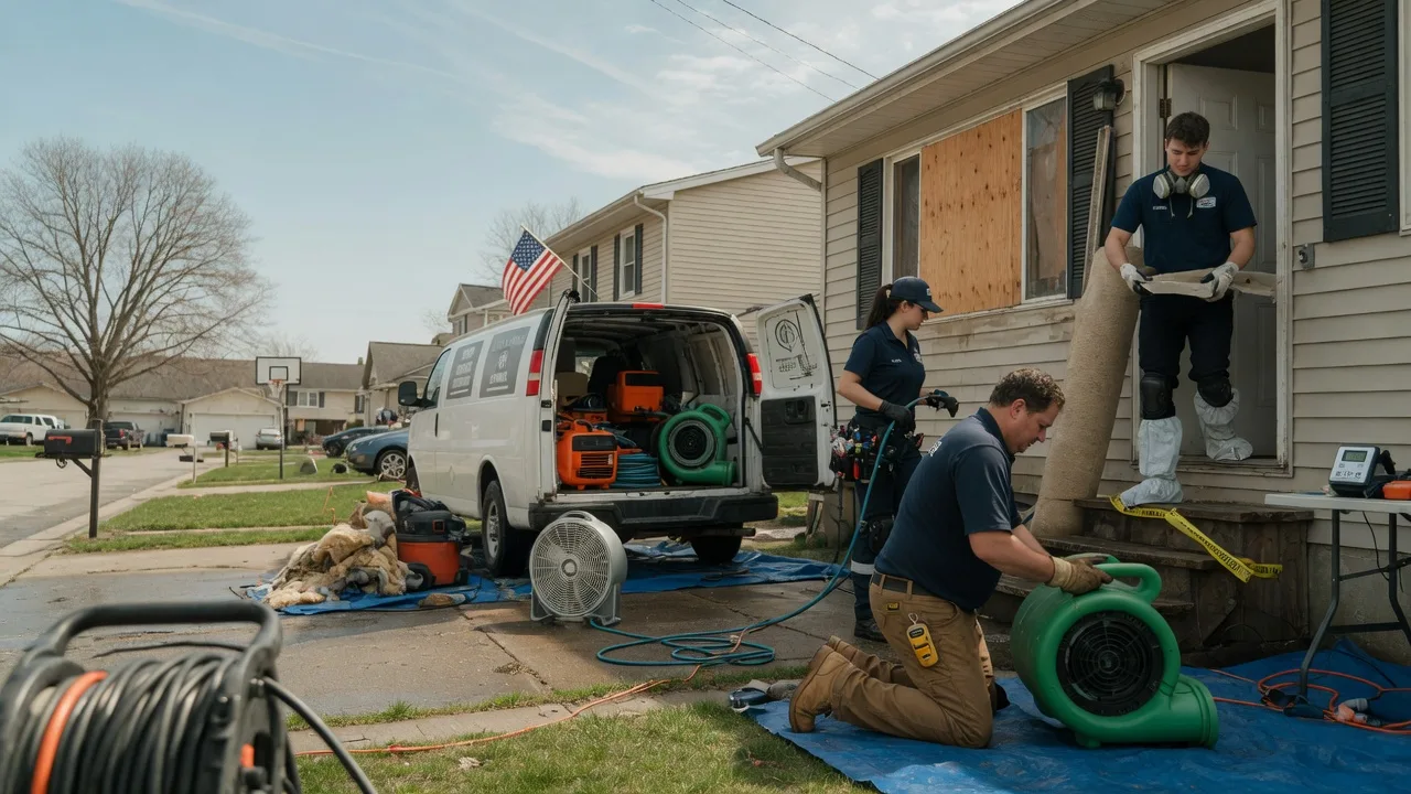 Water Damage Restoration in Windfall, IN near me